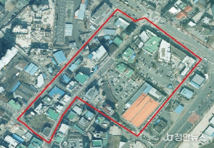 덕계5지구 항공사진