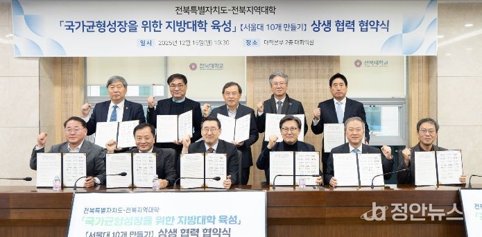 전북도-전북 10개 대학 지역인재 육성 '맞손'