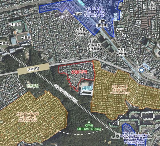 위치도 (관악구 신림동 419-1번지 일대)