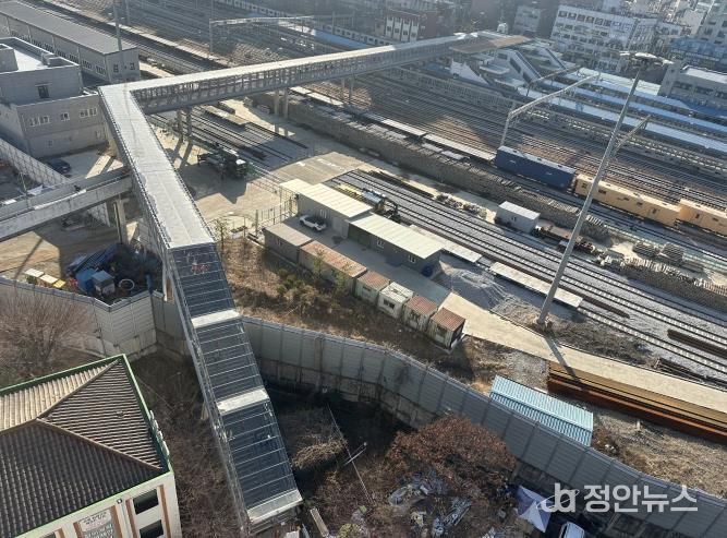 광운대역 육교 전경