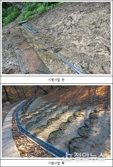 대구 동구, 신암공원 사면 안정화 특허공법 시범 사업 추진