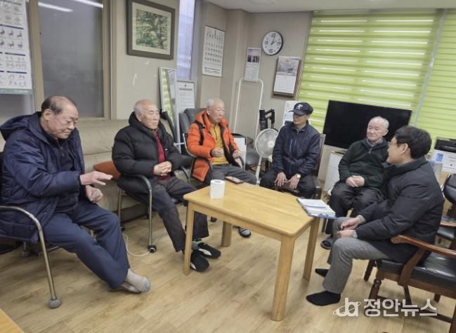 고양시 중산2동 신임 동장, 경로당 순회하며 소통 행정 추진