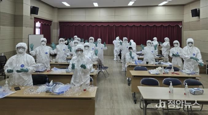 보은군보건소 ‘고병원성 조류인플루엔자 환축 발생 대비·대응 실무 교육’ 실시