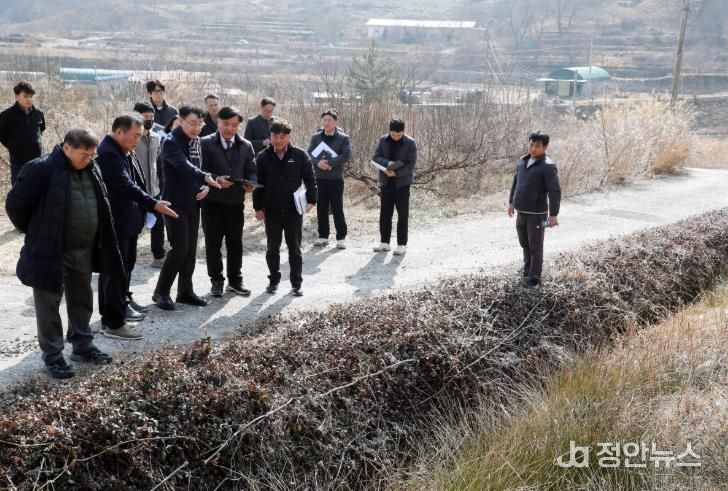 적량면 우계저수지