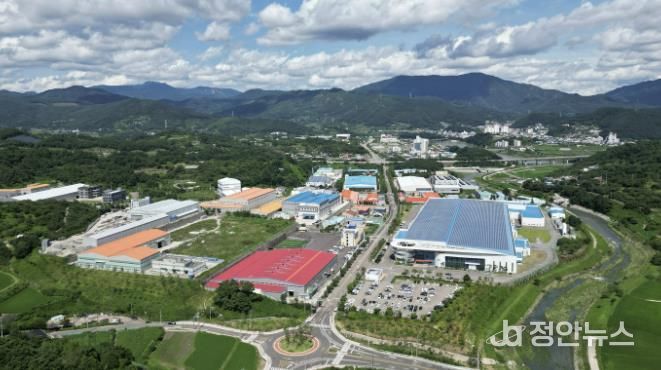 산청군 금서농공단지(2023년).