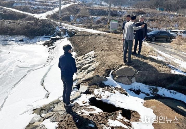함양군 양상호 부군수, 재난 대비 노후 저수지 점검