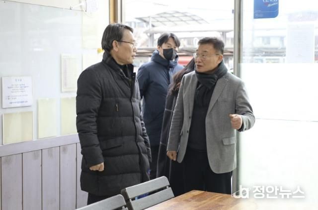 수원시 팔달구, 설 명절 맞아 노숙인 보호 현장 방문해 위문·격려