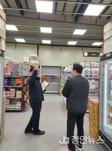 홍성소방서, 설 명절 대비 쇼핑센터 등 다중이용시설 불시단속 실시