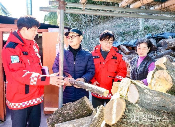 함안부군수, 읍면 순시 산불예방 점검