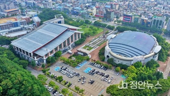전주시설공단 본부가 위치한 화산체육공원 전경