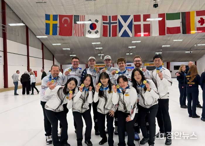 전북자치도 여자 컬링팀, 세계주니어컬링선수권 2년 연속 우승