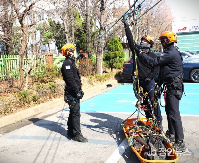 지반침하 현장대응능력 강화 위한 특별훈련