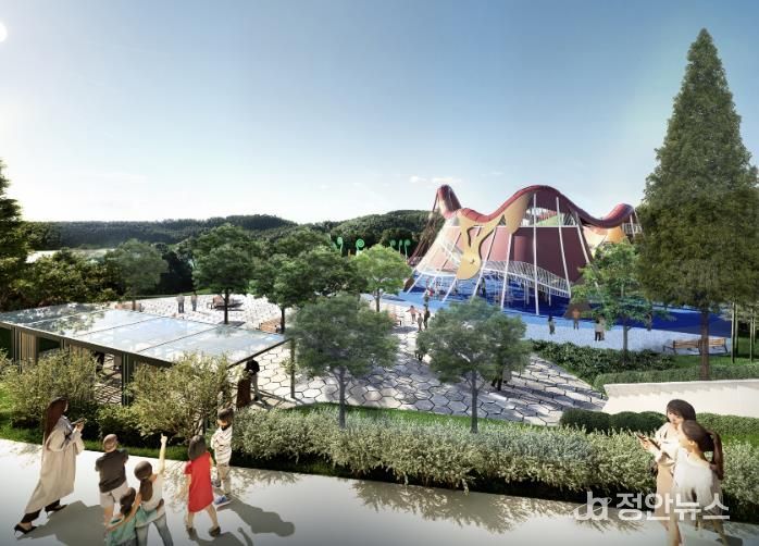 상족암 군립공원 조감도