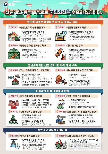 전국 산불방지 종합대책