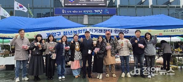 계양구, 청년농업인 직거래 장터 참여... 판로 확대 나서